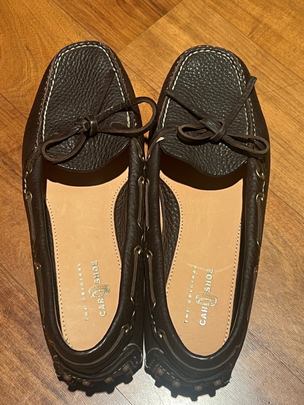 Car Shoe by Prada Group Deer Print Calfskin Driving Moccasin EU 36.5 Never Worn